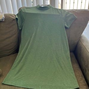 Green T-shirt Dress